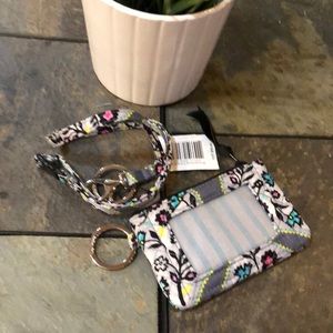 Vera Bradley zip id & breakaway heritage leaf